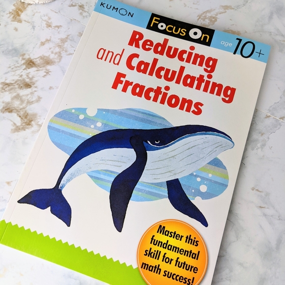 Kumon Reducing and Calculating Fractions, New - Picture 2 of 5